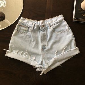 Vintage Calvin Klein denim shorts